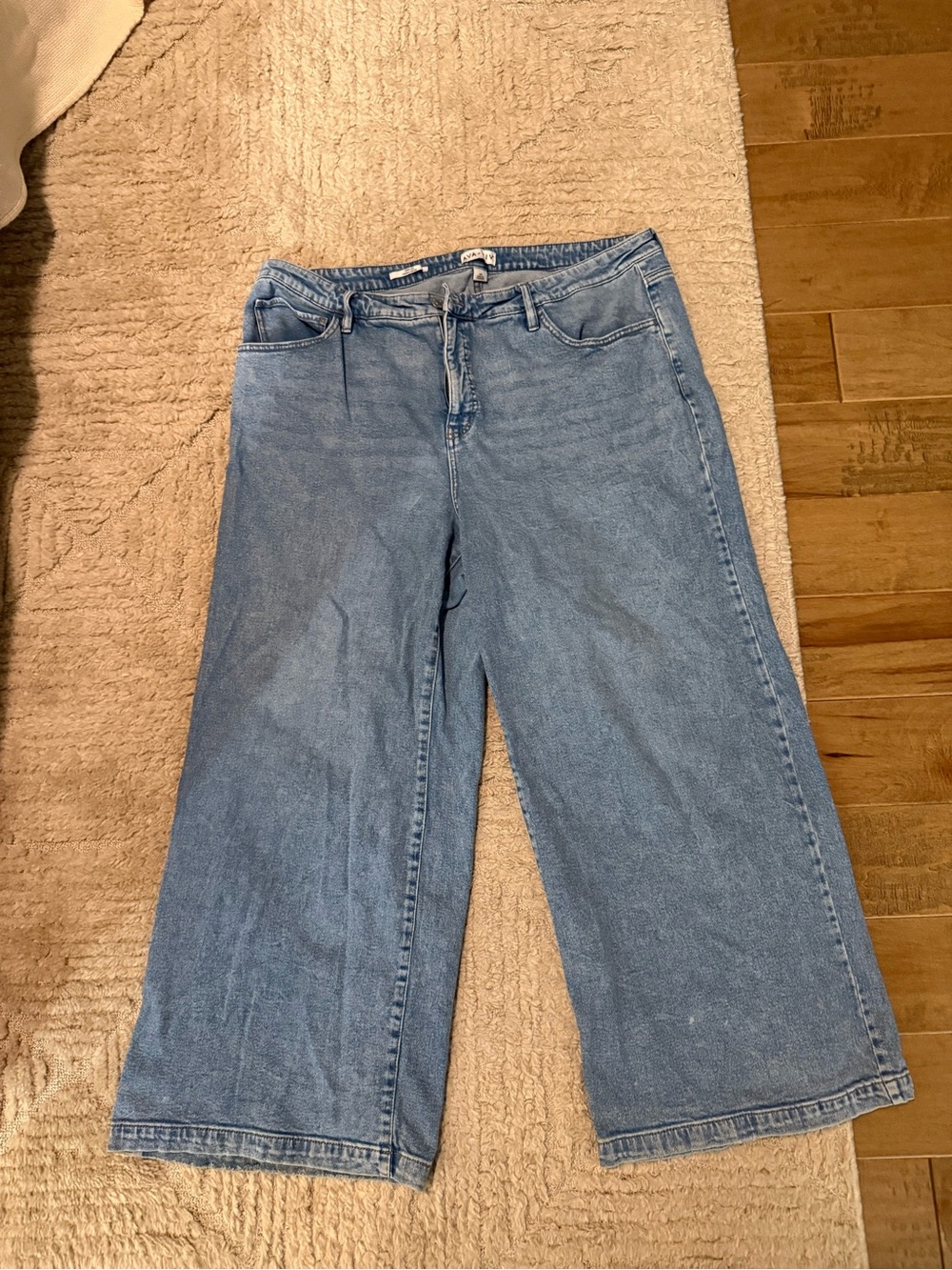 Ava & Viv Light Blue Wide-Leg Denim Jeans